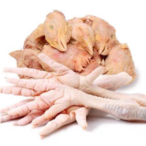 Chicken Head and Feet